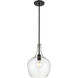 Lamara 1 Light 10 inch Matte Black Indoor Pendant Ceiling Light
